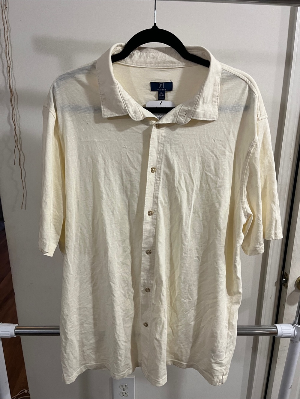 George Cream Short-Sleeve Shirt